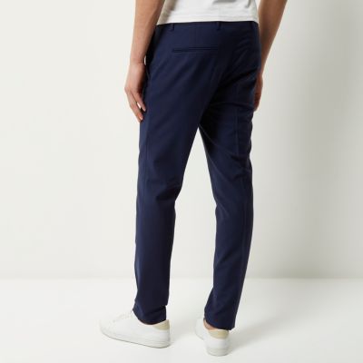 Navy skinny fit Travel Suit trousers
